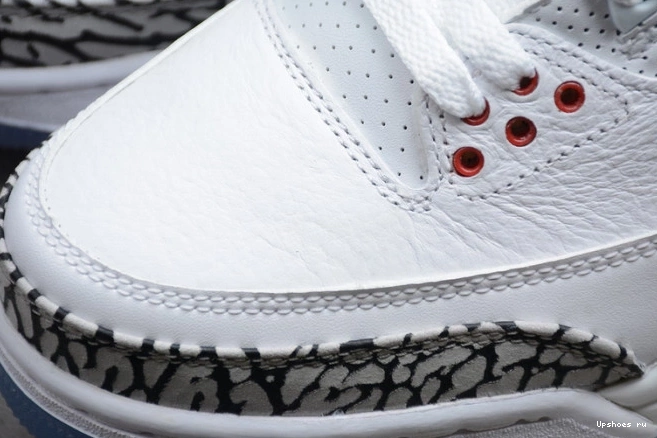 Free Throw Line White Retro Jordan 923096-101 Cement Air 3 0913